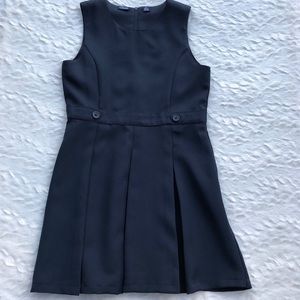 Chaps Girls NWOT navy School Uniform pleated dress